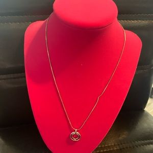 Sterling Silver Necklace with Charm